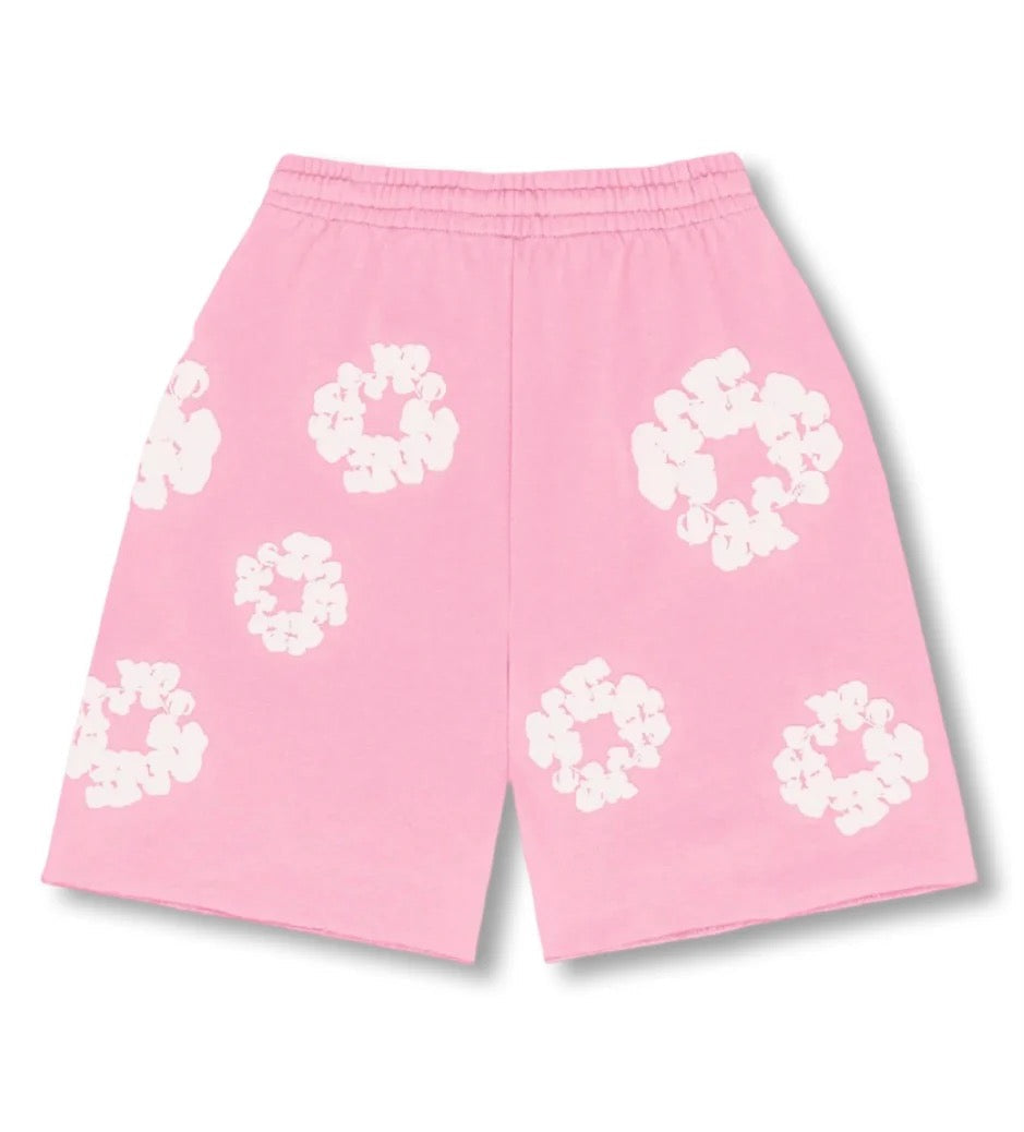 Velia Flower Shorts Pink