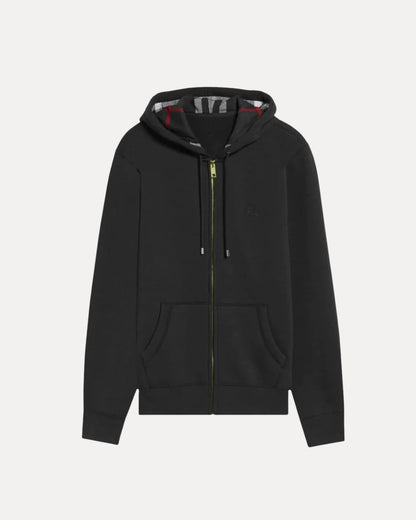 Velia Checked Zip Hoodie