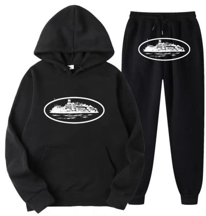 Velia Alcatraz Tracksuit Black/White
