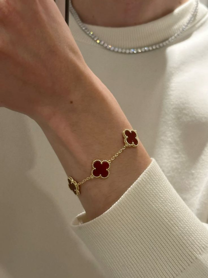 Velia Sorenna Bracelet – Burgundy