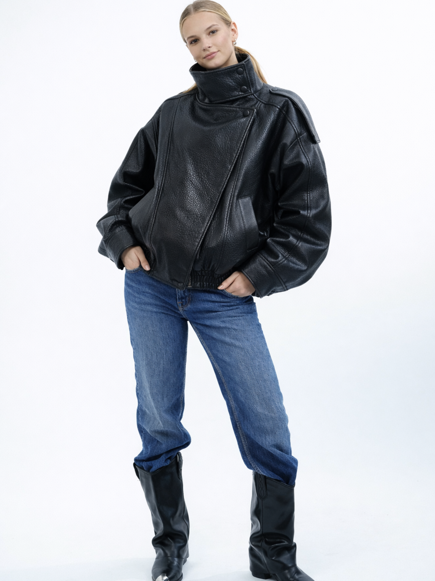 Velia Zaerina Leather Jacket