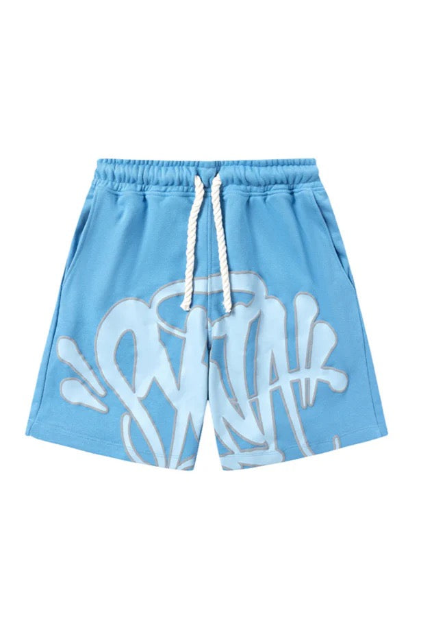 Velia Graffiti Short Set Babyblue