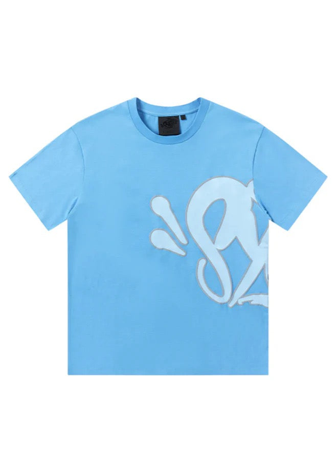 Velia Graffiti Short Set Babyblue