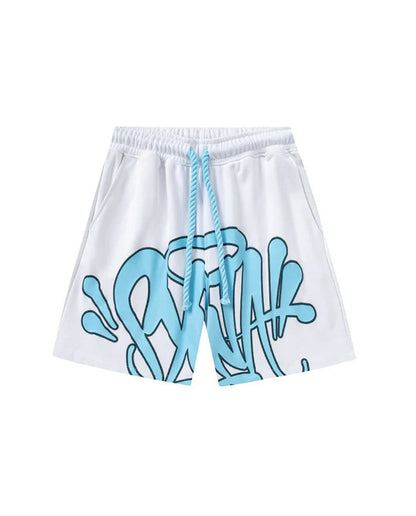 Velia Graffiti Short Set Blue
