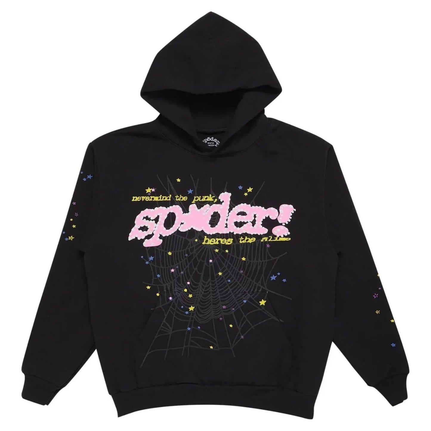 Velia Sp5der Hoodie Black/Pink