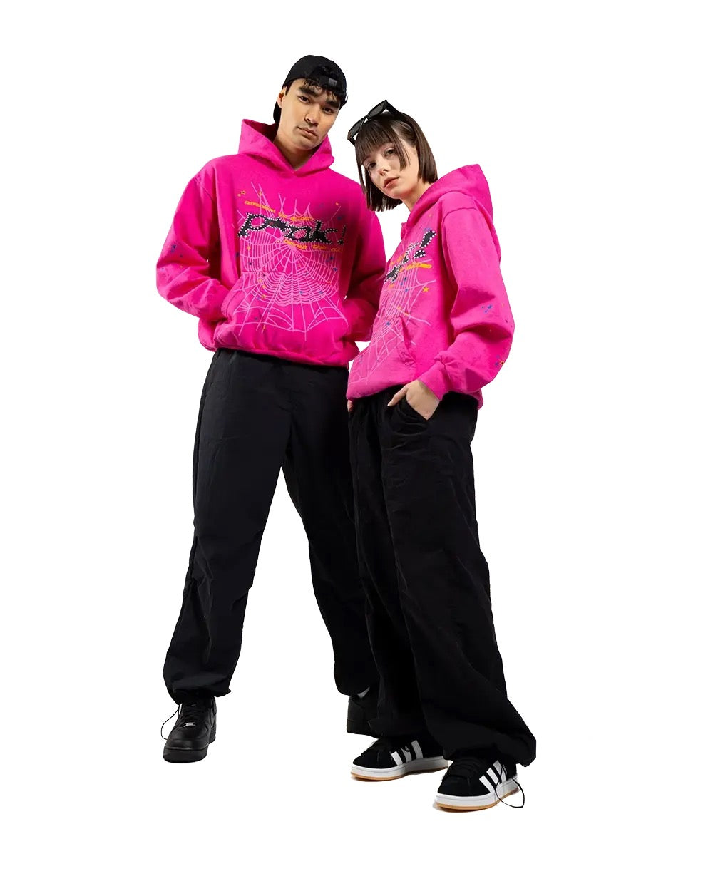 Velia Sp5der Hoodie Pink