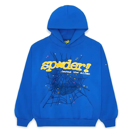 Velia Sp5der Hoodie Blue