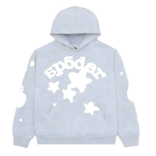 Velia Sp5der Hoodie Light Grey