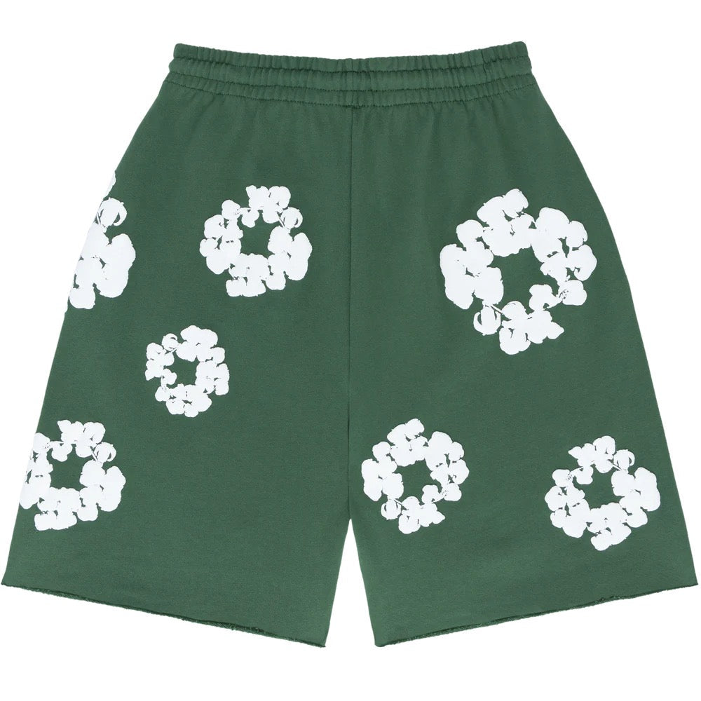 Velia Flower Shorts Green