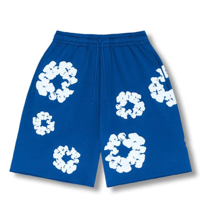Velia Flower Shorts Blue