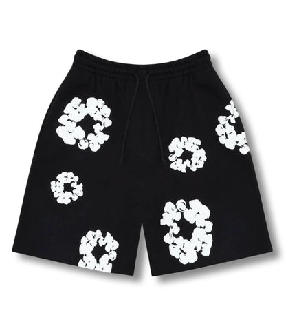 Velia Flower Shorts Black