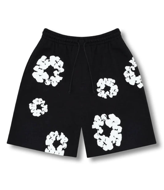 Velia Flower Shorts Black