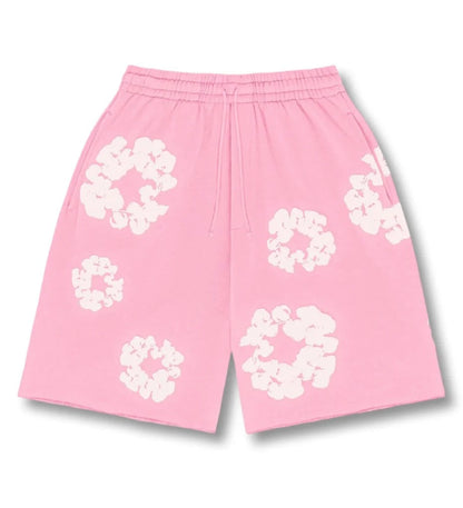 Velia Flower Shorts Pink
