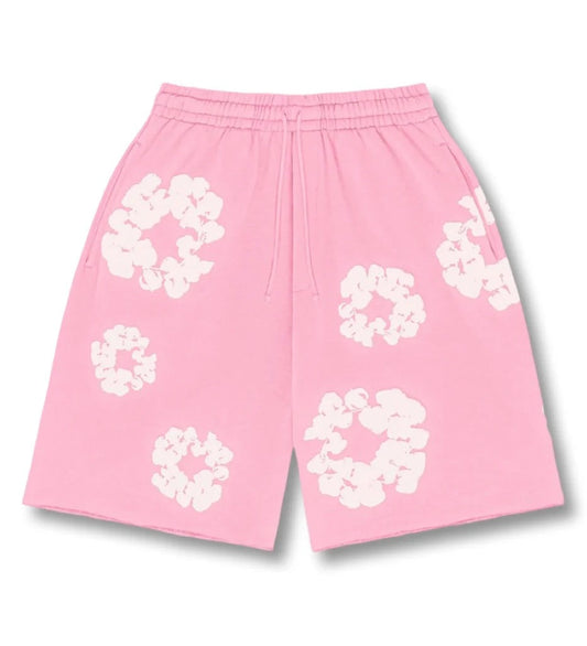 Velia Flower Shorts Pink