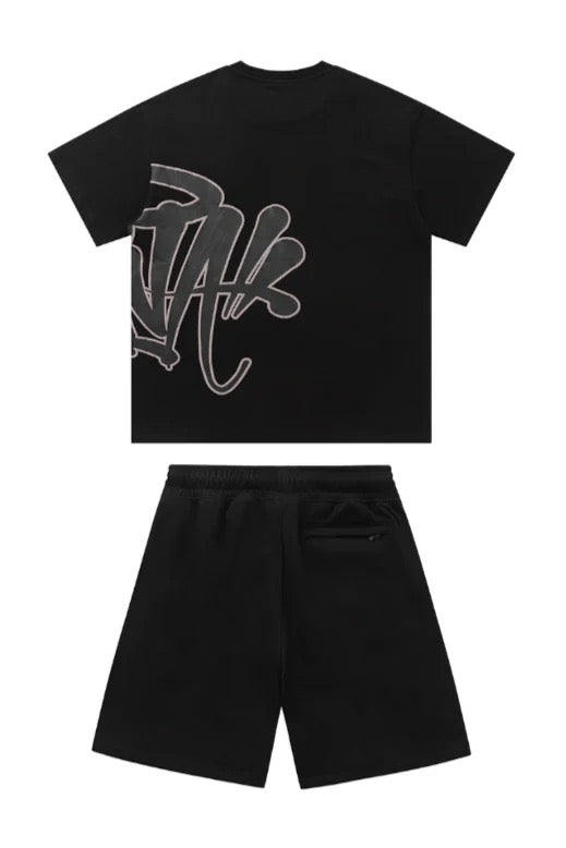 Velia Graffiti Short Set Black