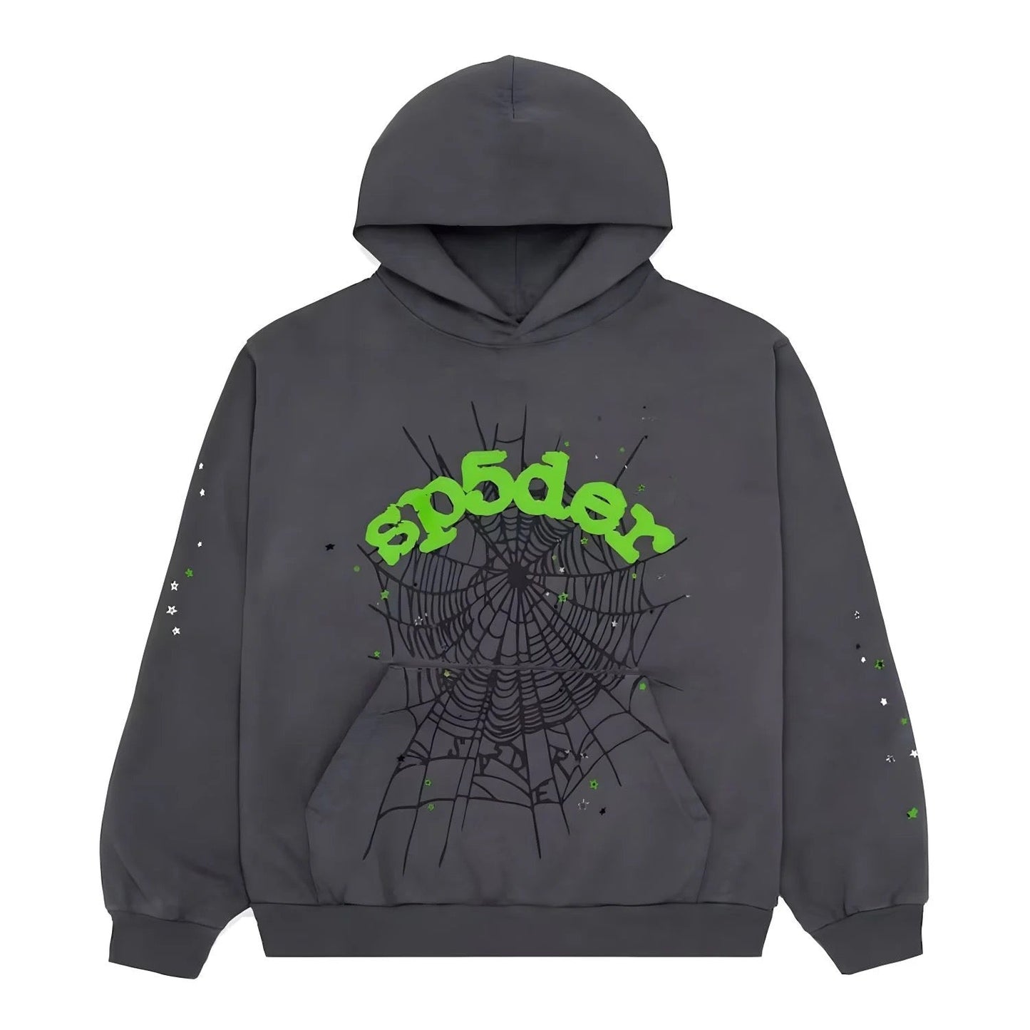 Velia Sp5der Hoodie Grey