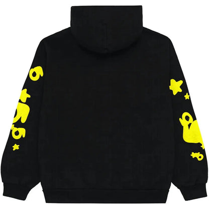 Velia Sp5der Hoodie Black/Yellow