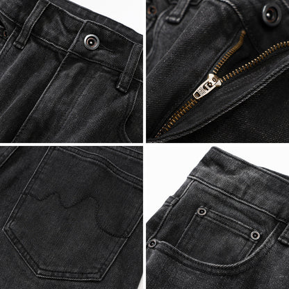Velia Dark Grey Basic Jeans