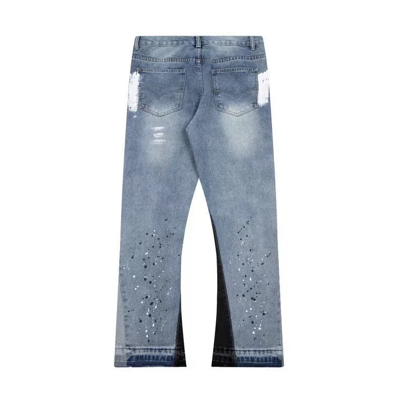 Velia Painted Flared Denim