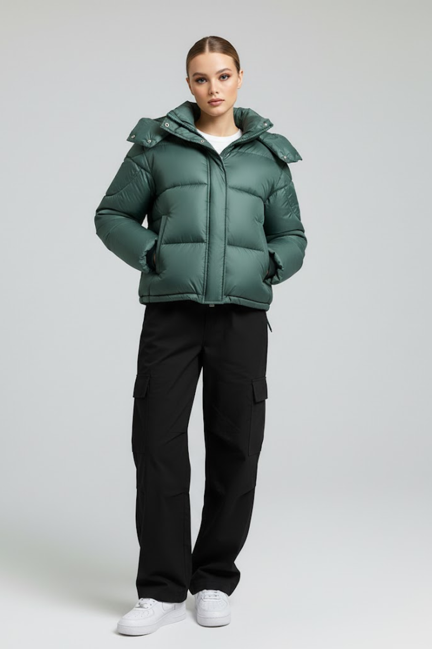 Velia Asenya Puffer Jacket Dark Green