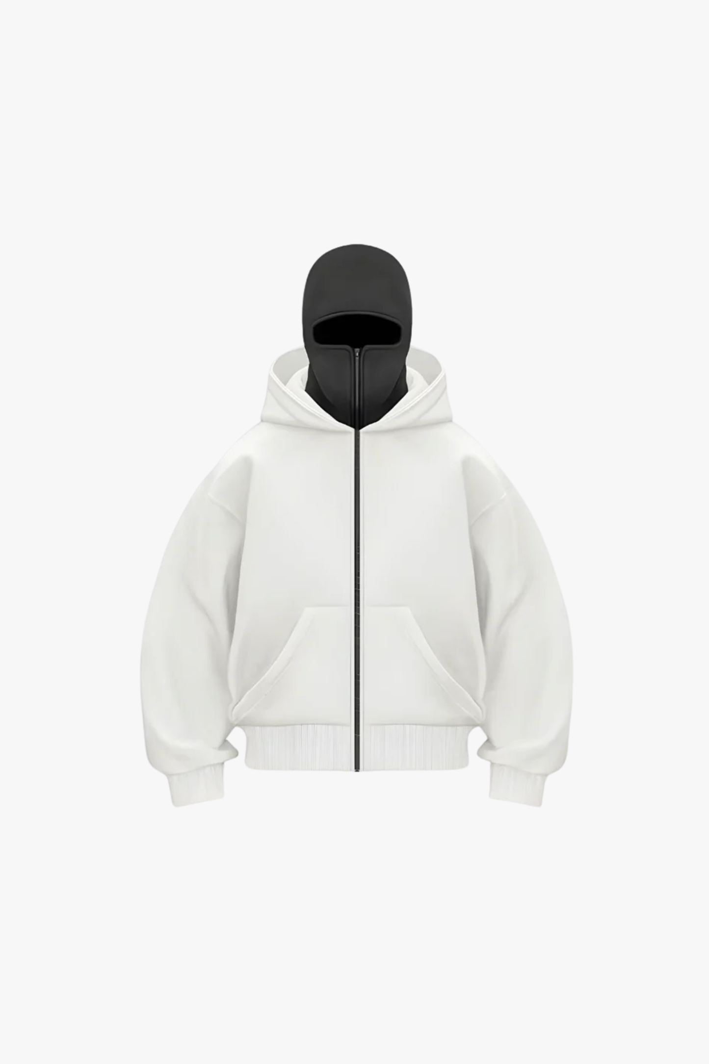 Velia Tamira Zip Hoodie White/Grey