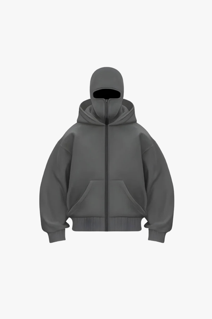 Velia Tamira Zip Hoodie Grey
