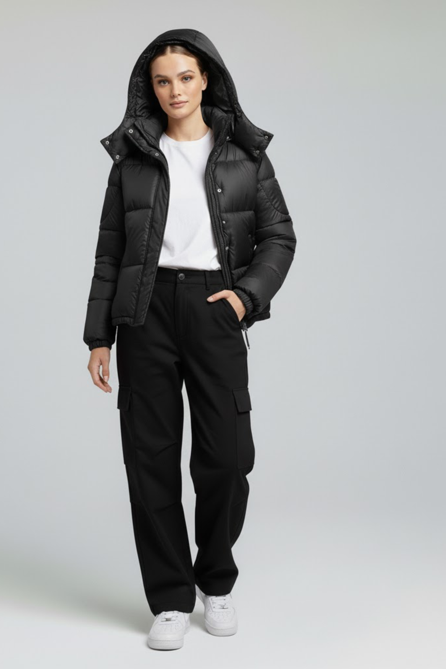 Velia Asenya Puffer Jacket Black