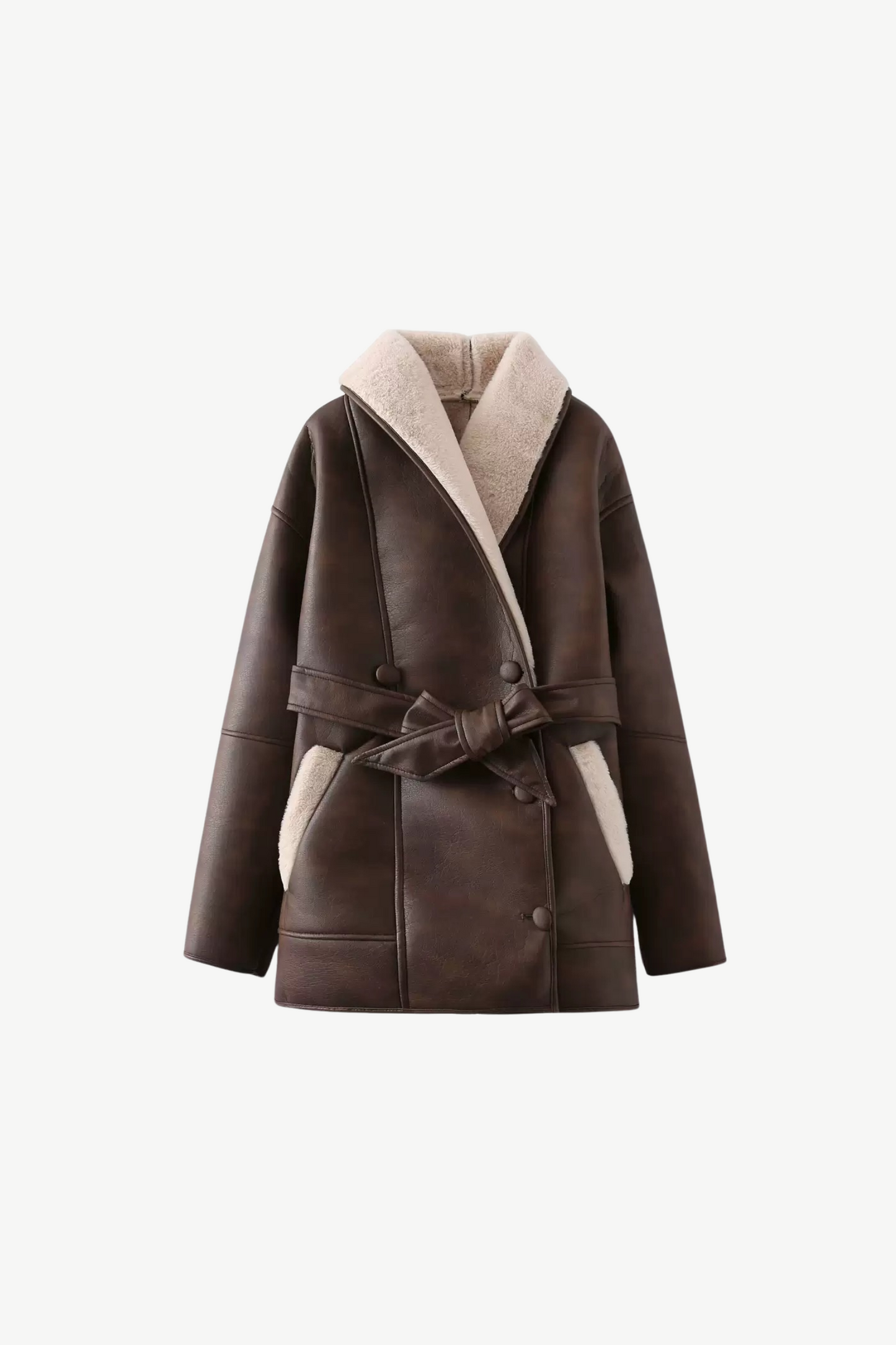 Velia Yemara Wool Coat Brown