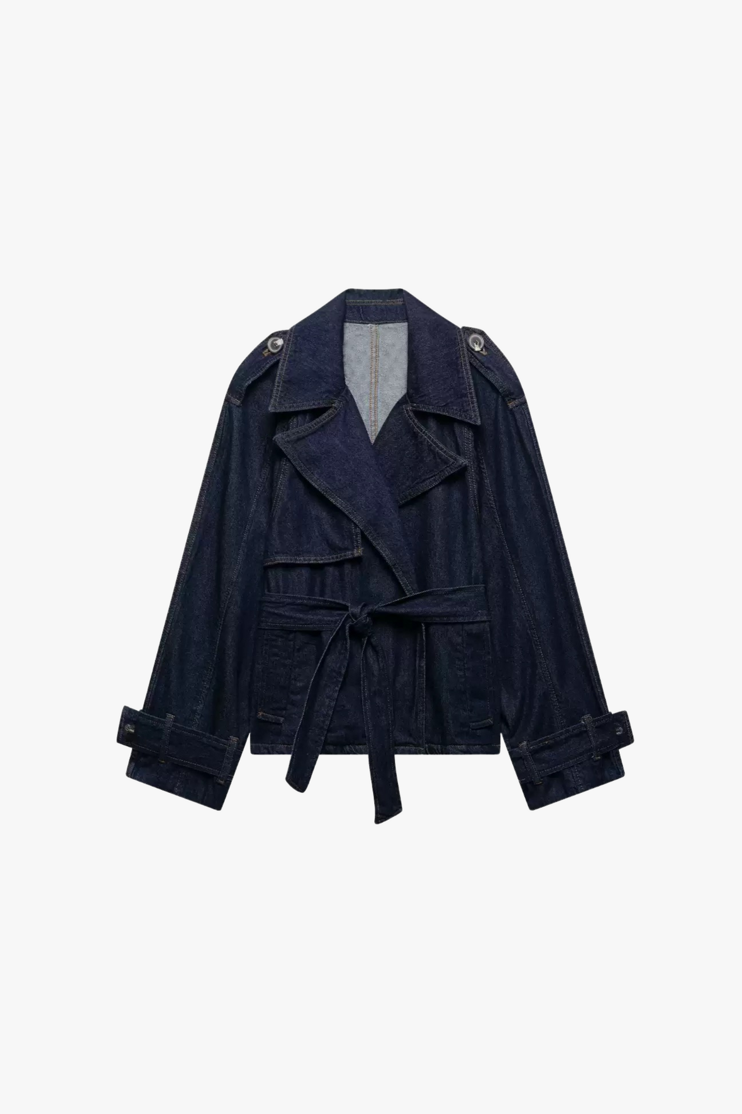 Velia Trishelle Denim Jacket Denim Blue