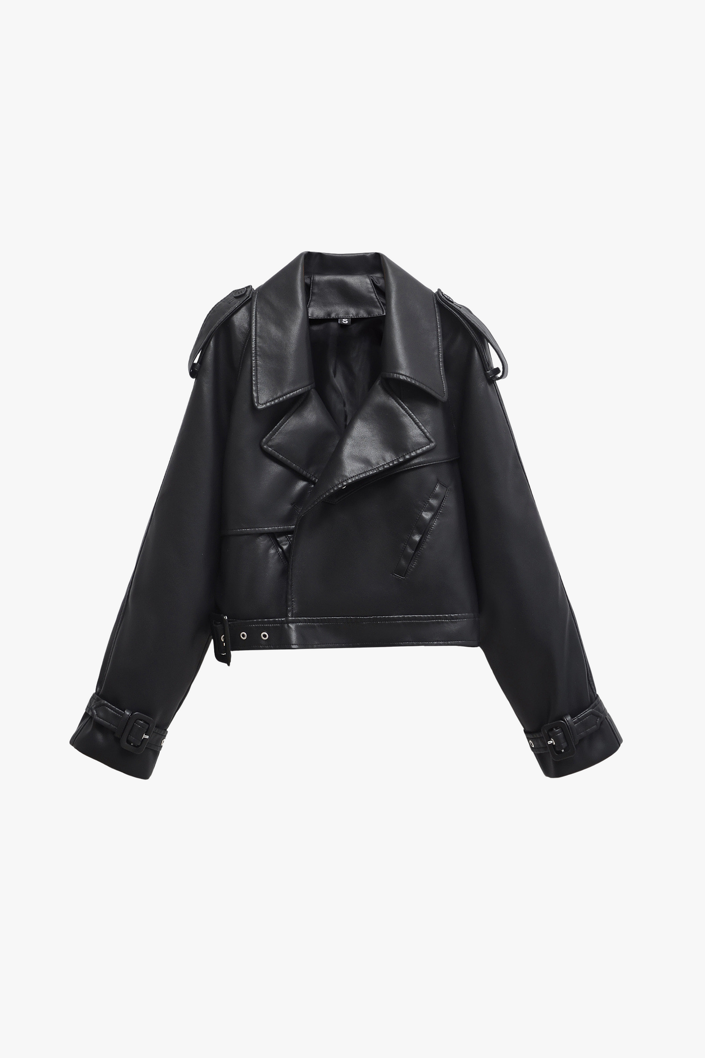 Velia Yunelle Faux Leather Jacket Black