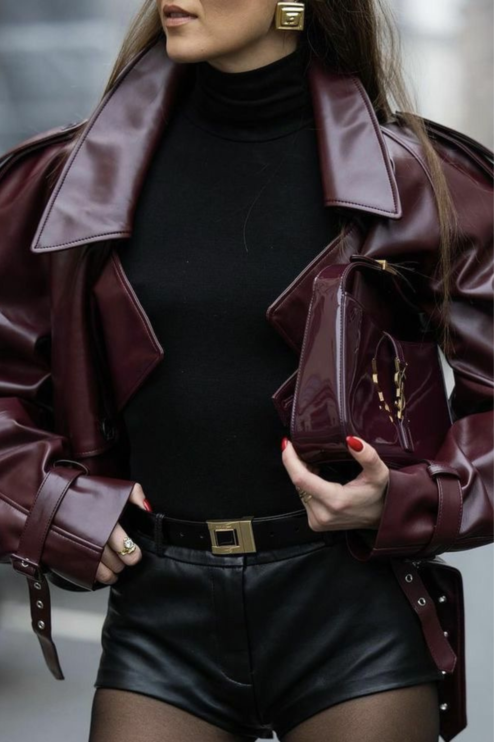 Velia Yunelle Faux Leather Jacket
