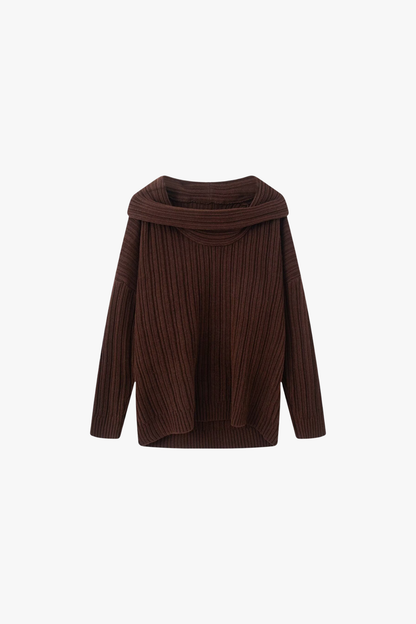 Velia Kiarella Knit Sweater Brown