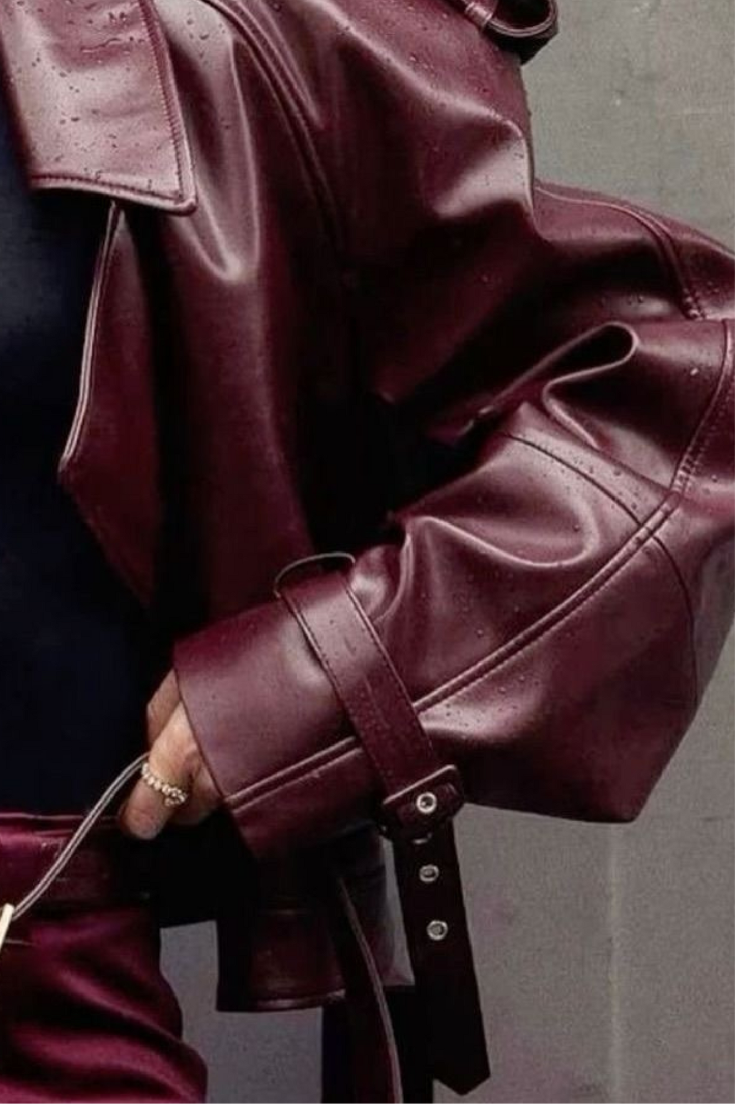 Velia Yunelle Faux Leather Jacket