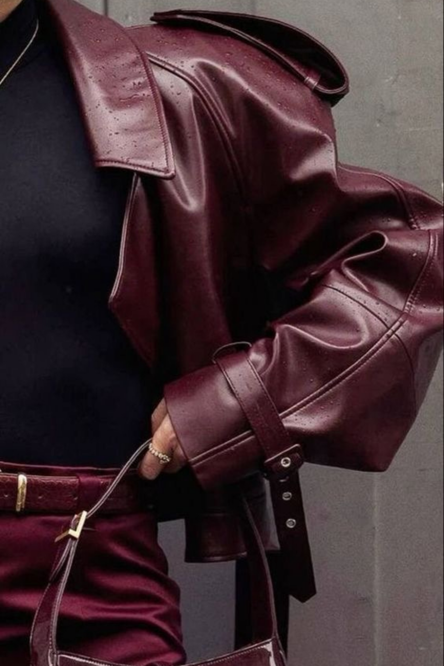 Velia Yunelle Faux Leather Jacket