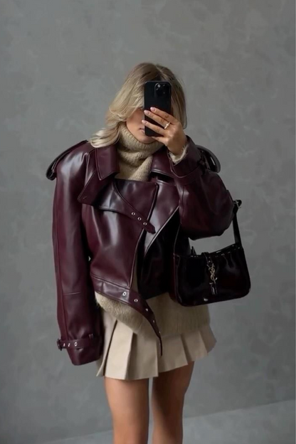 Velia Yunelle Faux Leather Jacket