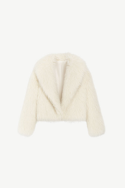 Velia Kaylenne Teddy Jacket Cream