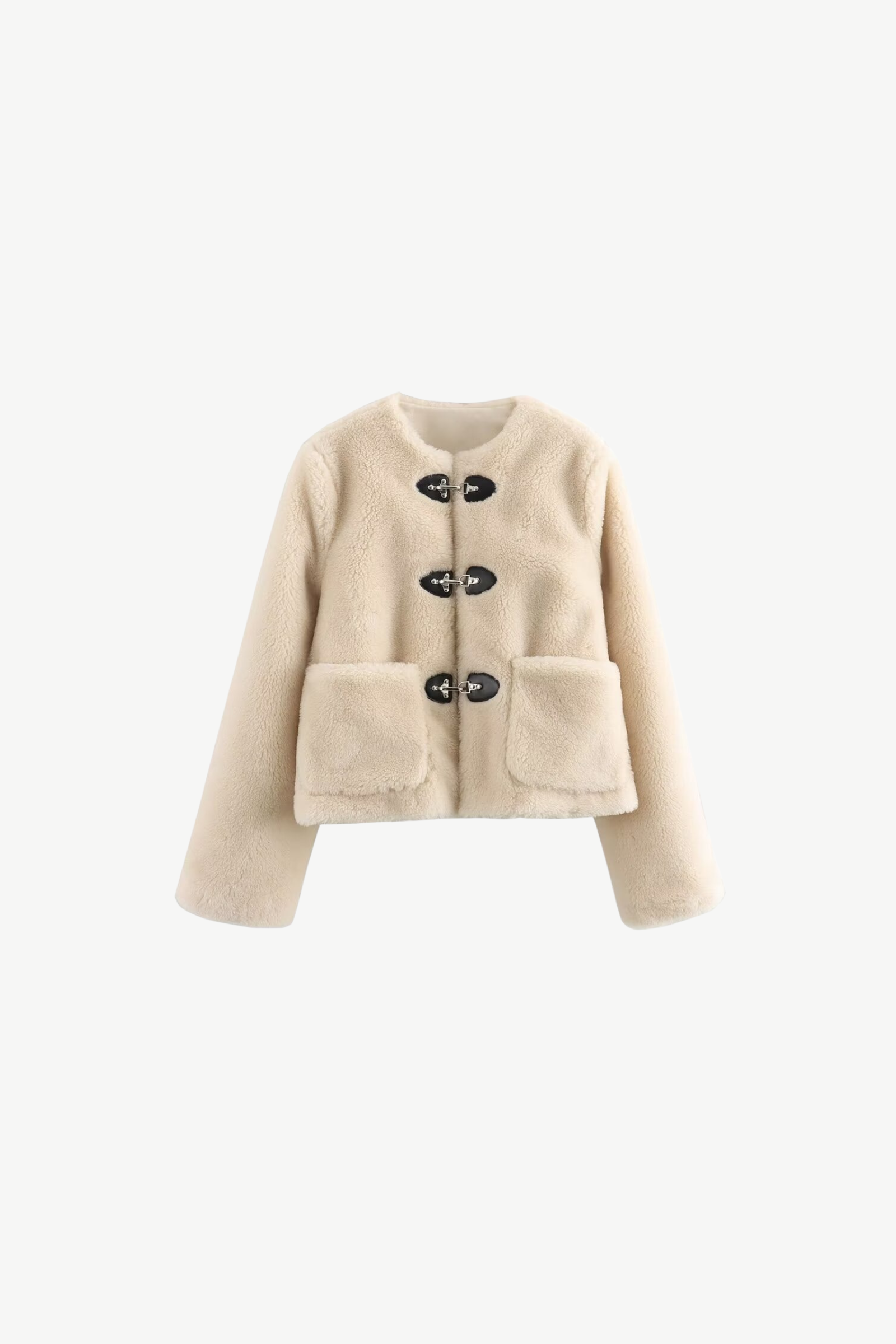 Velia Blunessa Teddy Jacket Cream