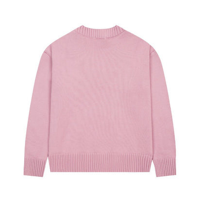 Velia Heart Sweater Rose