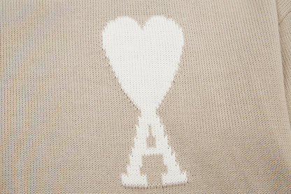 Velia Heart Sweater Cream