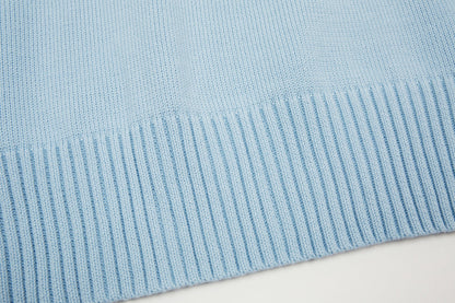 Velia Heart Sweater Babyblue