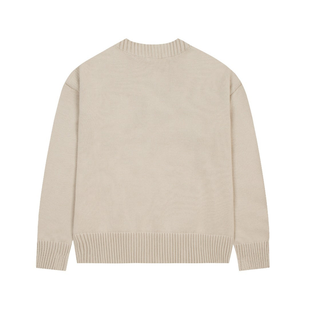 Velia Heart Sweater Cream