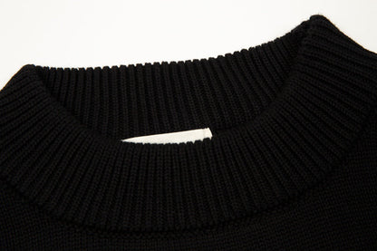 Velia Heart Sweater Black