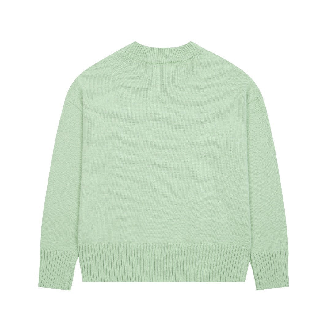 Velia Heart Sweater Mint