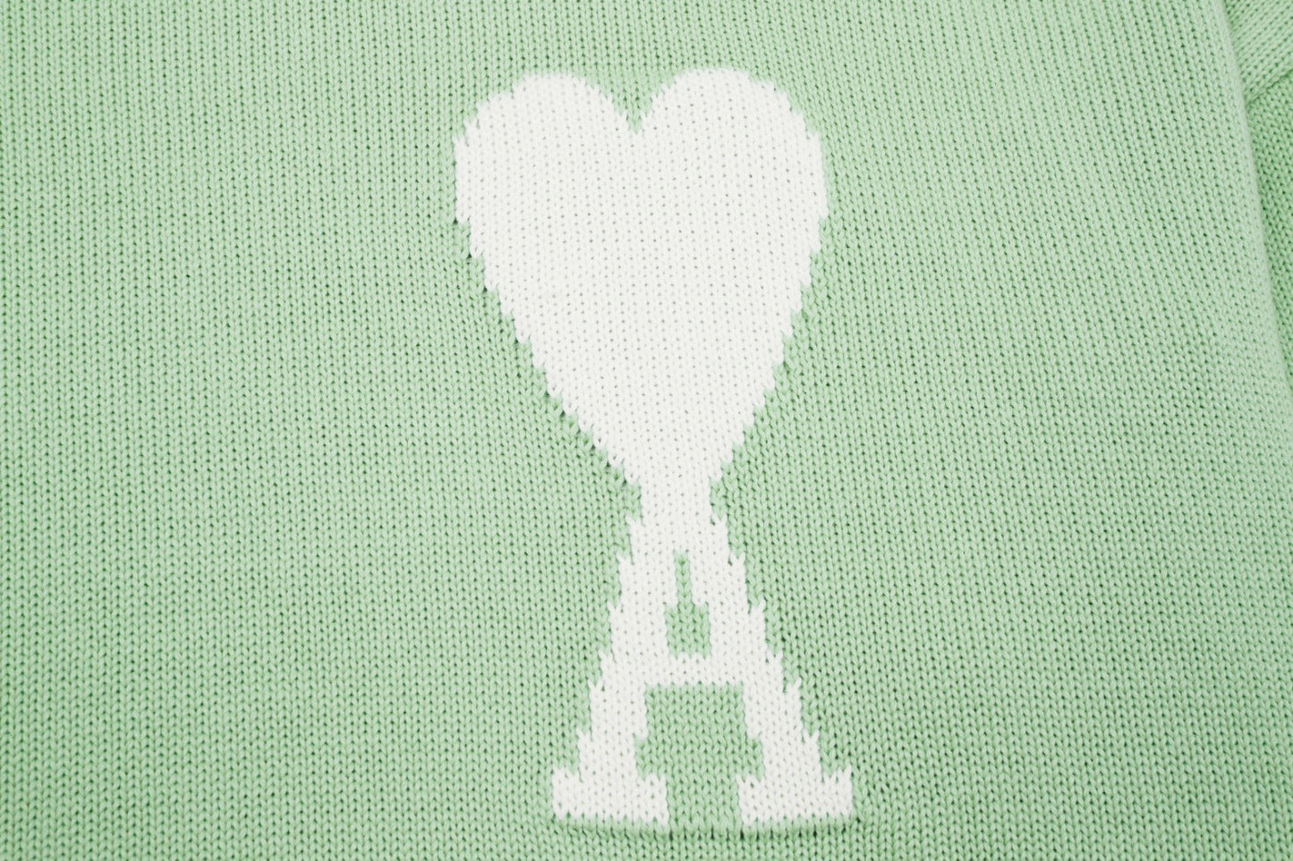 Velia Heart Sweater Mint