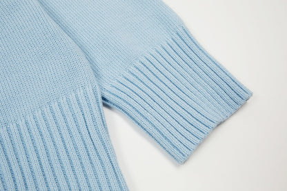 Velia Heart Sweater Babyblue