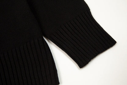 Velia Heart Sweater Black