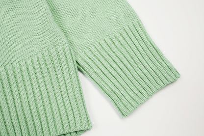 Velia Heart Sweater Mint