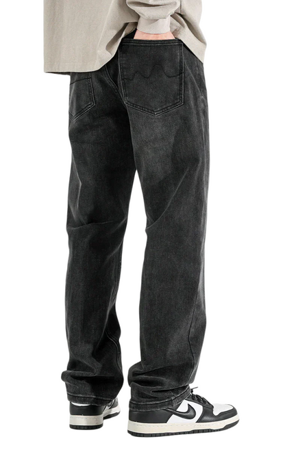 Velia Dark Grey Basic Jeans