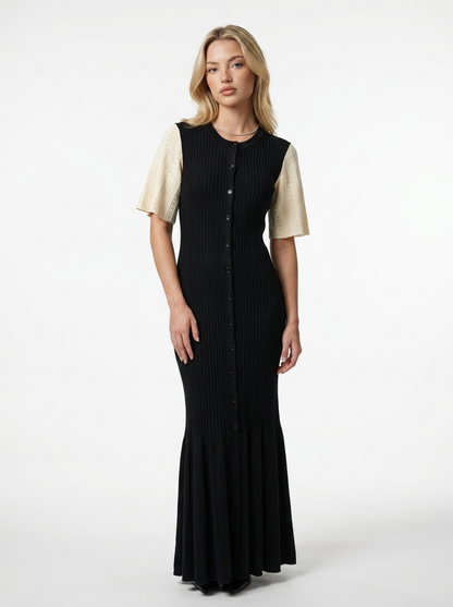 Sommerkleid mit Knopfleiste - Model Ansicht 1