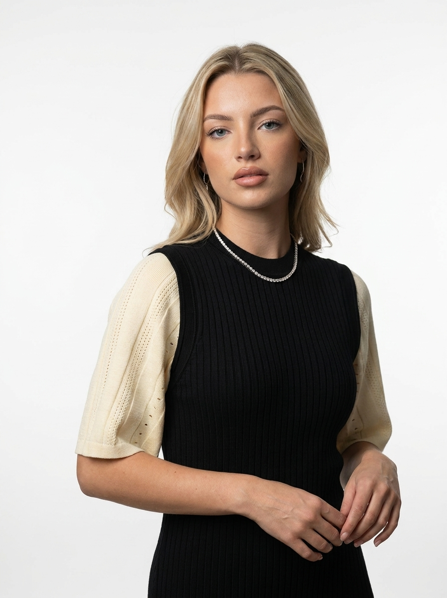 Sommerkleid mit Knopfleiste - Model Ansicht 5